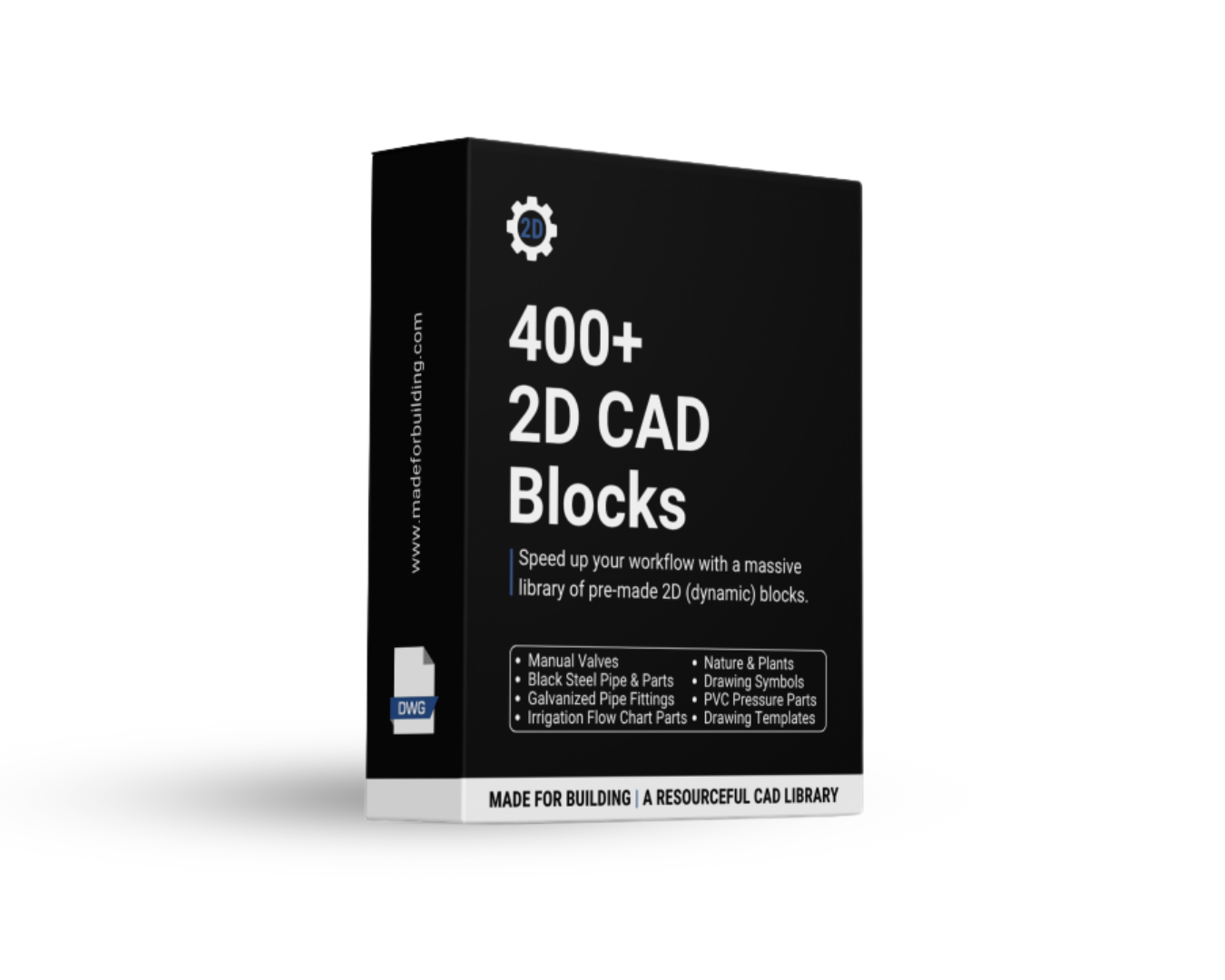 400+ 2D (Dynamic) Blocks Made for Building a Resourful CAD Library